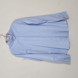 Essential Collection Luxury Cotton Blend Button Down Long Sleeves Shirt Size XL